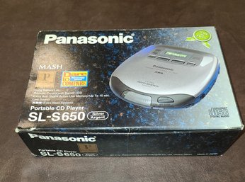 New Old Stock Panasonic  SL-S650 CD Portable New