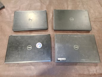 Lot Of 4 Dell Laptops Lattitude