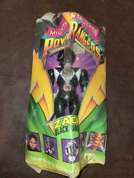 New 1993 Mighty Morphin Power Ranger Zack Black