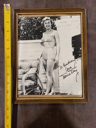 Doris Day Famous Actess And Singer Signed Rare