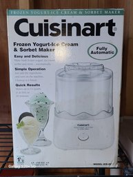 New Cuisinart Ice  Cream Sorbet Amd.Yougurt  Maker..Model Ice-20