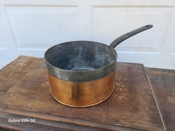 Antique Copper Pot 6'H 10' Round
