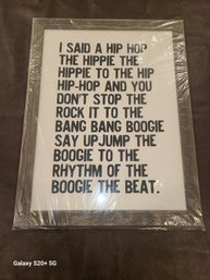 SugarHill Gang Rappers Delight!! New 27H'x 21L Framed And Wrapped