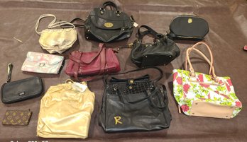 Lot Of 11 Purses And Handbags