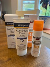 Anti-Aging SPF Creams Neutrogena & Eucerin