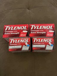 4 Tylenol Bottles