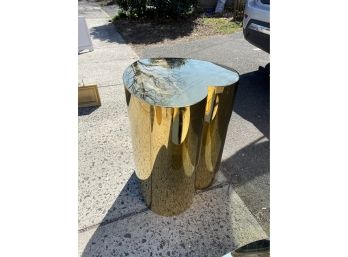 Large Heart Shaped Gold Side Table Accent Piece From Victoria's Secret Store