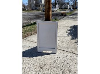 3 White Wooden Display Signs For Store Or Event Victoria Secret Overflow Stock