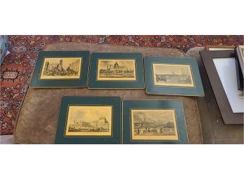 Vintage Lady Clare Placemats Set Of 5 London Scenes 14 X 10 Harrods Made In England