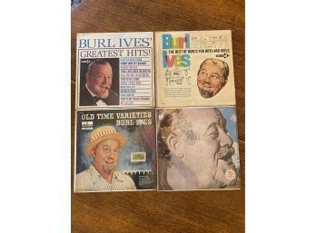 Burl Ives Set Of Four Records
