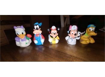Retro Disney Applause Finger Puppets  Mickey Minni And Friends