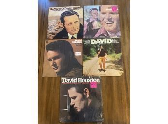 David Houston Records - Set Of Five