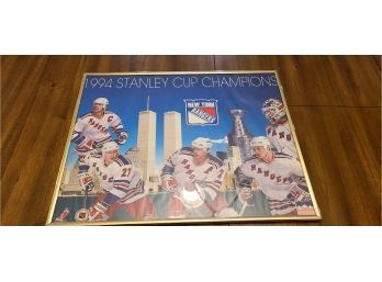1994 Stanley Cup Champion New York Rangers Twin Towers Poster 16'x20'