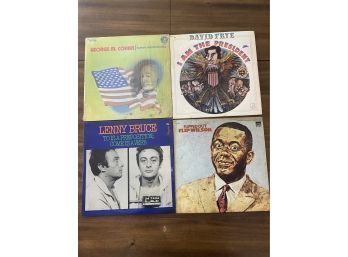 Political & Comedy Records Bundle - Set Of 8
