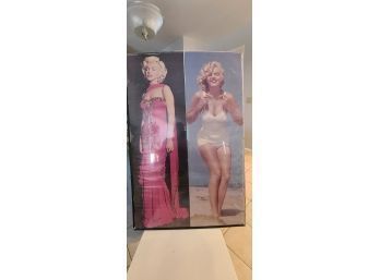 VINTAGE MARILYN MONROE POSTER 24X36 BEACH AND FORMAL WEAR