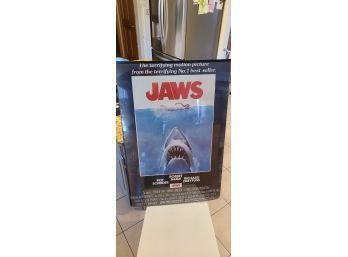 VINTAGE 1985 JAWS FILM MOVIE POSTER RARE FIND 24X36