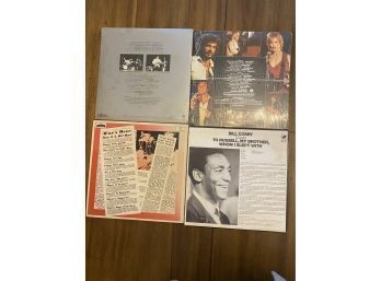 Buddy Holly, Clint Eastwood, War Of The Worlds & Bill Cosby Records - Set Of 4