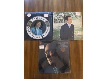 Ray Price Records - 3 In Set