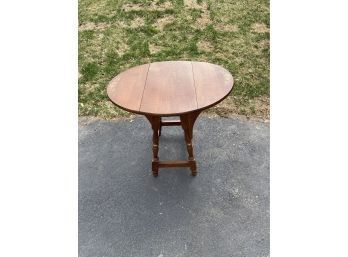 Vintage Hitchcock Stenciled Drop Leaf Table