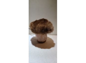 Original Bloomingdales New York Vintage Fur Hat Women's Small