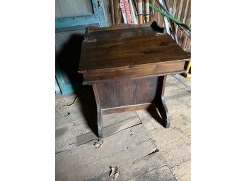Antique Writers Desk With Side Cubbies Old Barn Find
