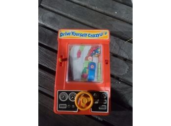 1976 Driver Self Crazy Tommy Toy Handheld Game