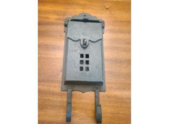 Vintage Army Green Mailbox Holder Apartment Style 16' Long