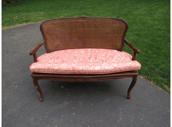 Double Cane Back Settee