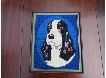 Dog Embroidery Art Frame