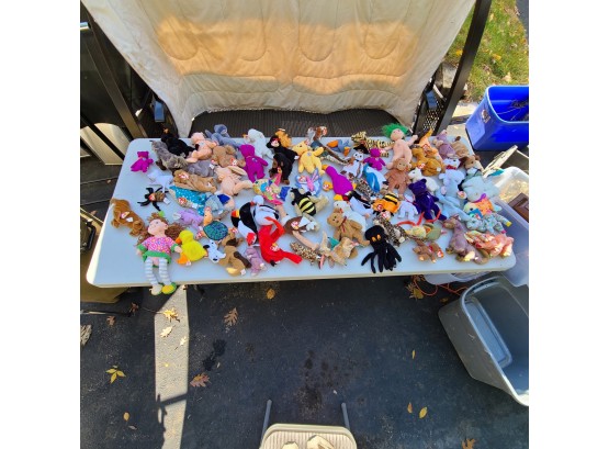 Huge TY Beanie Babies Collection Over 135 Stuffed Animals!!!