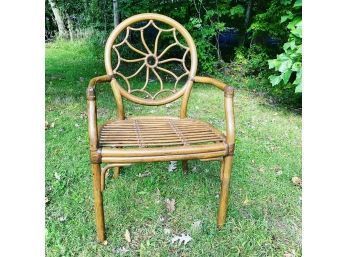 Rattan Spider Chair Vintage