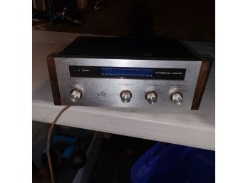 Vintage Pioneer Reverberation Amplifier Model SR-202 W/ Walnut Case & Manual