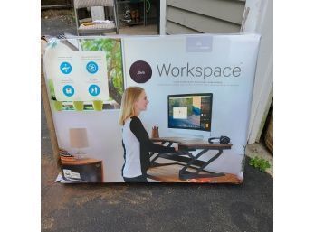BRAND NEW ERGOTRON HOME WORKSPACE LIFT 35 SIT OR STAND HEIGHT ADJUSTABLE WORKSURFACE
