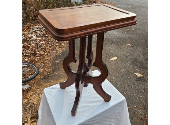 Beautiful Hand Carved Plant Stand Accent Table