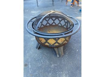 Outdoor Fire Pit With Cover