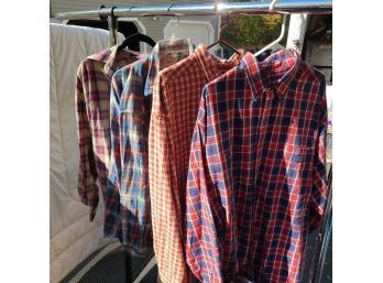 4 Vintage 1990s Abercrombie And Fitch Men's XL  Flannel Button Downs