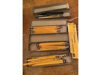 5 Packs Of Vintage Pencils And Pens