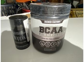 BCAA Jacked Factory & Toppik Full Hair Supplements