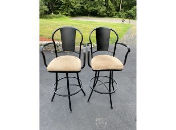 Two Trendler Swivel Tilt High Top Chairs