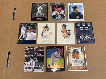 Baseball Cards - (10) Derek Jeter Baseball Card Lot #3 - New York Yankees Hall Of Famer (JA)