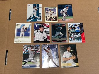 Baseball Cards - (10) Derek Jeter Baseball Card Lot #2 - New York Yankees Hall Of Famer (JA)