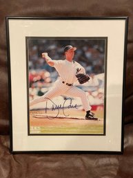 David Cone Autograph New York Yankees Signed Framed 8x10 Photograph With COA (JA)