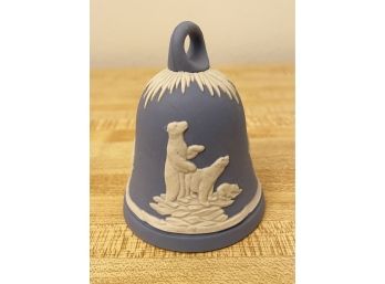 Vintage Wedgewood Jasperware Bell With Polar Bears
