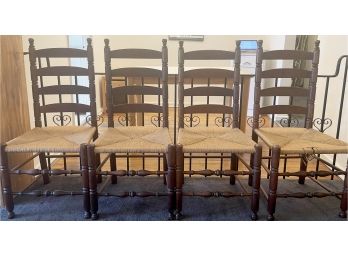 Set Of Four Shaker Dining Chairs
