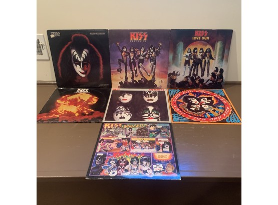 KISS - 7 LPs SOME PROMOS