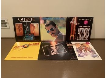 QUEEN & BOWIE - 6 LPs And 12' Singles - FLASH GORDON Ziggy Stardust The Motion Picture LABYRINTH And More!