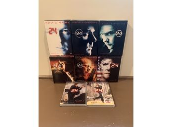 24 Kiefer Sutherland COMPLETE SERIES - 8 DVD Box Sets