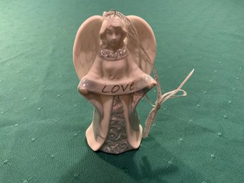 Angel Of Love Porcelain Ornament, 4' Tall