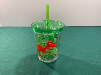 Sturdy Plastic, Swizzle Straw Childrens Sippy Cup