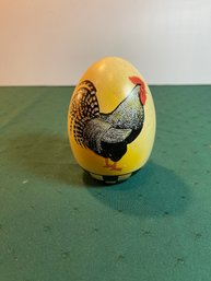 Ceramic Country Rooster Egg